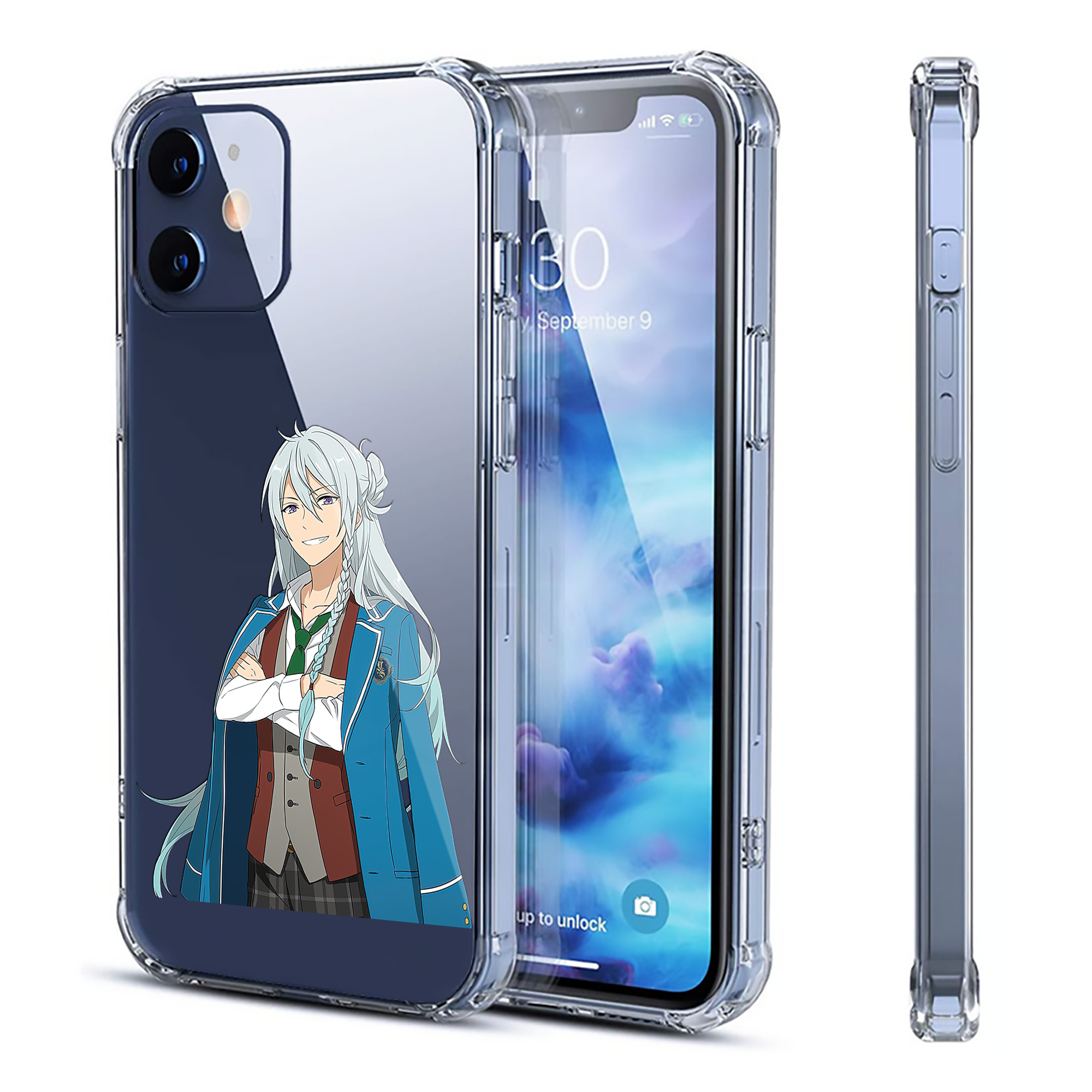 （画像用） あんさんぶるスターズ! Ensemble Stars 【iPhone 12シリーズ対応】透明スマホケース（クリアソフトケース）